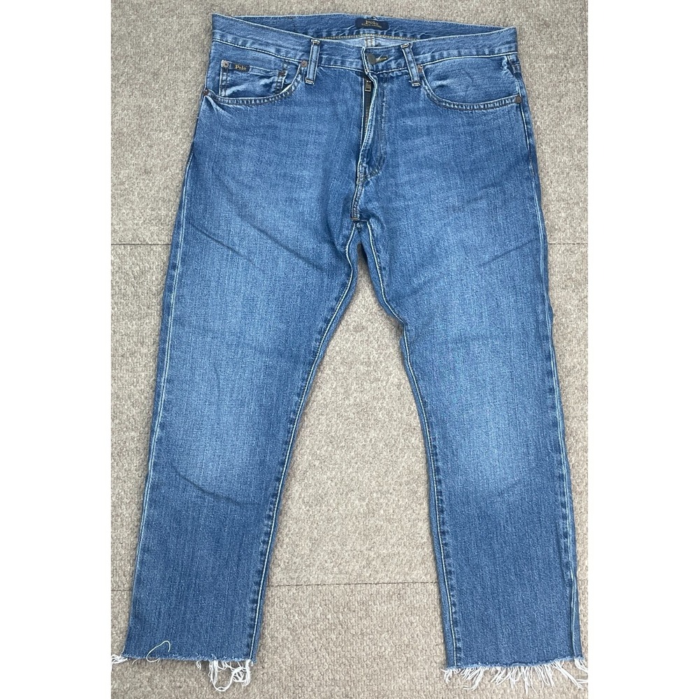 Polo Ralph Lauren Men's 5 Pocket Cut Legs Denim Jeans Size 32x30